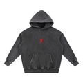 Y Snow Wash Fleece Oversize Hoodie