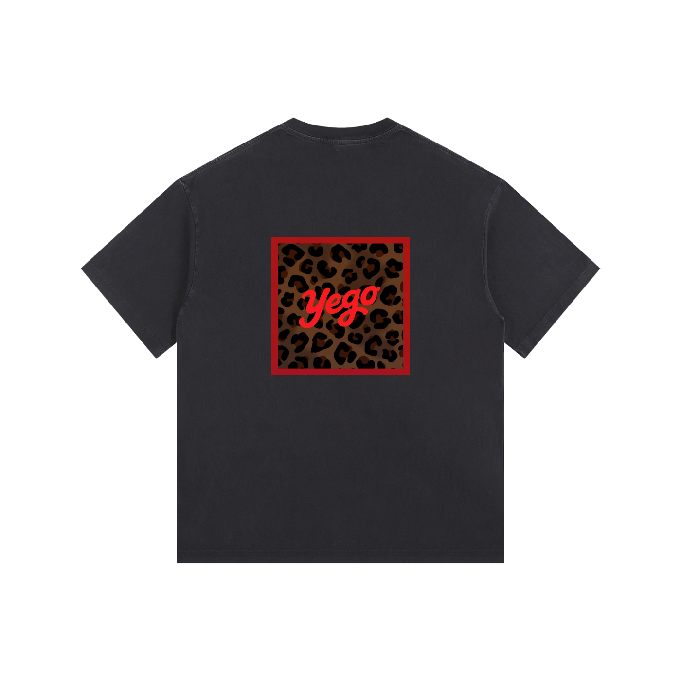 Leopard Vintage Washed Oversized Unisex T-Shirt