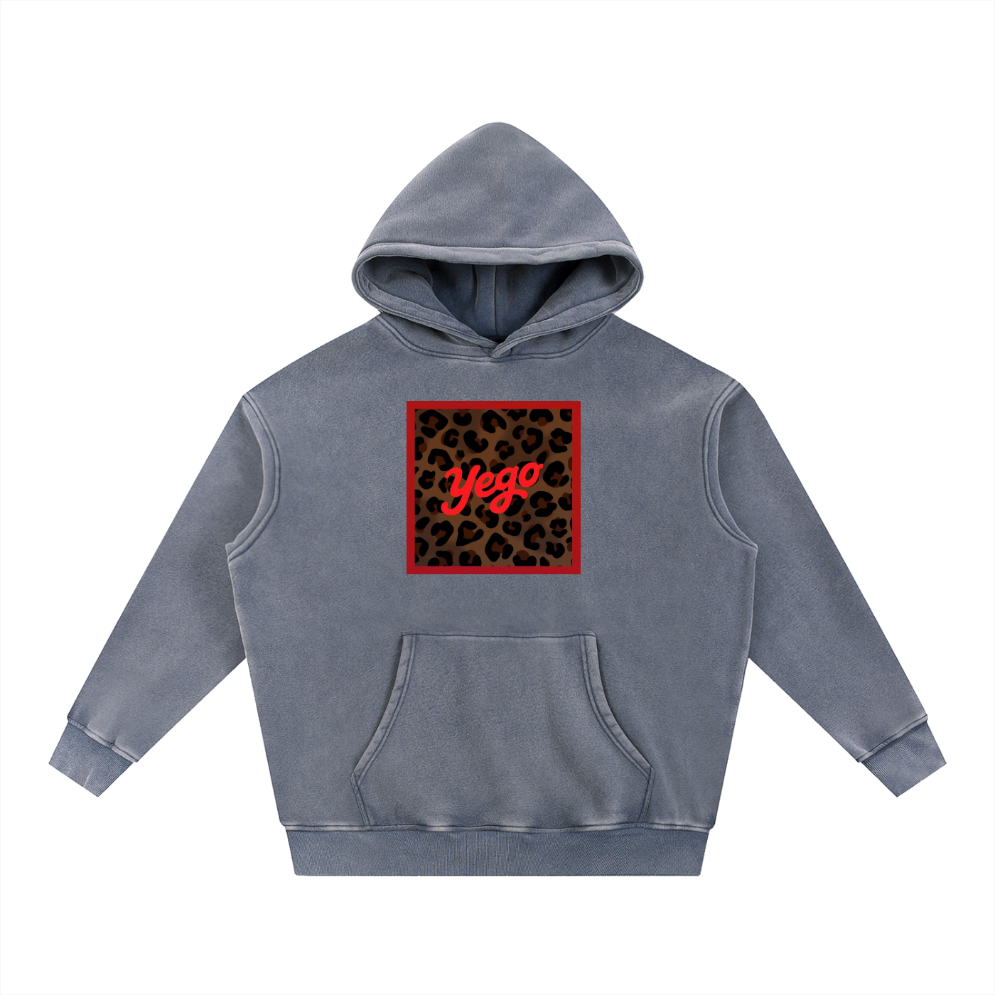 Snow Wash Fleece Oversize Hoodie