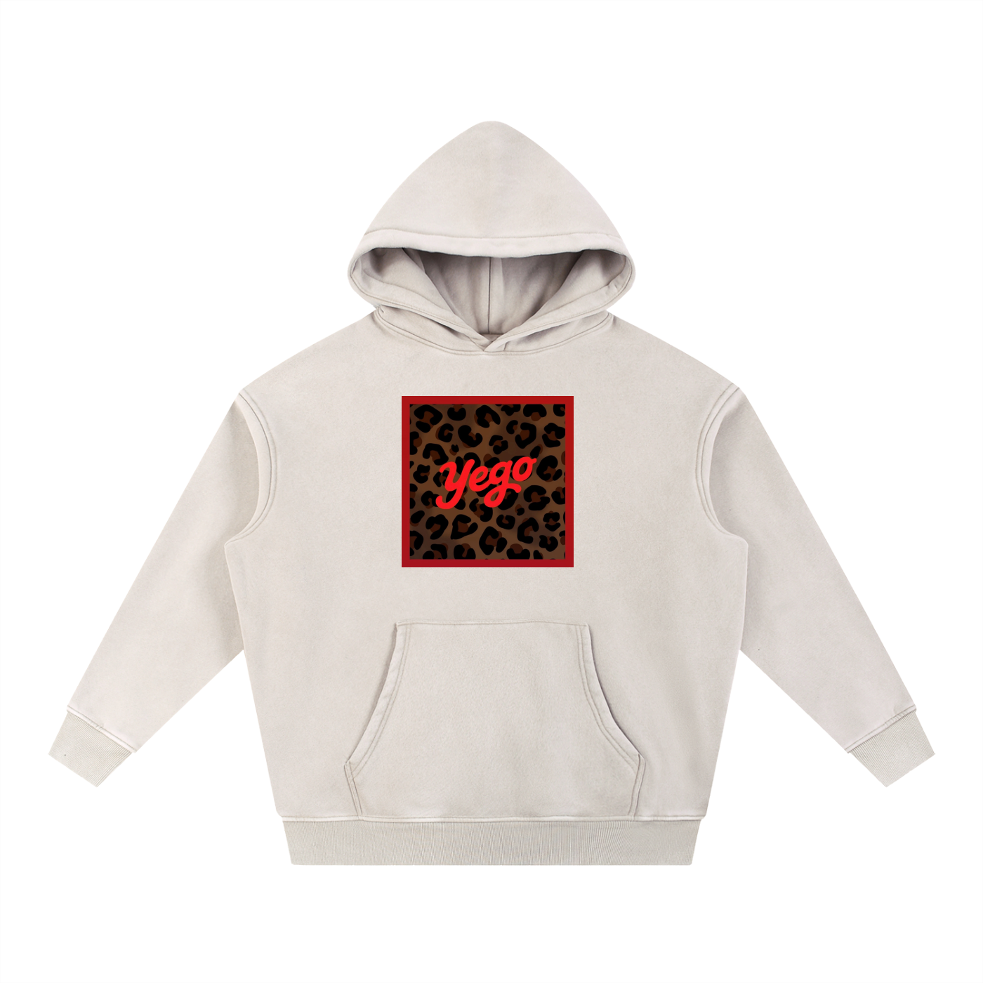 Snow Wash Fleece Oversize Hoodie